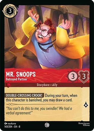 Mr. Snoops - Betrayed Partner (143/204) Reign of Jafar (Cold Foil)