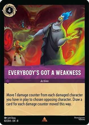 Everybody's Got A Weakness (82/204) Reign of Jafar (Cold Foil)
