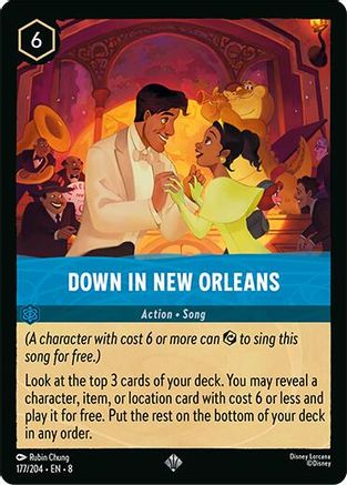 Down in New Orleans (177/204) Reign of Jafar (Cold Foil)