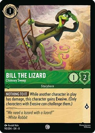Bill the Lizard - Chimney Sweep (90/204) Reign of Jafar (Cold Foil)