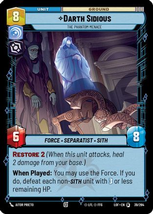 Darth Sidious - The Phantom Menace (39/264) [Legends of the Force]