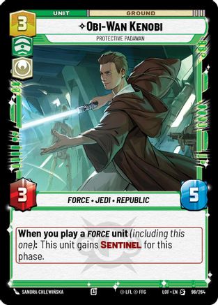 Obi-Wan Kenobi - Protective Padawan (96/264) [Legends of the Force]