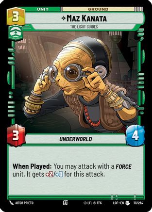 Maz Kanata - The Light Guides (111/264) - [Legends of the Force]