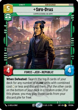 Sifo-Dyas - Commissioning An Army (117/264) [Legends of the Force]