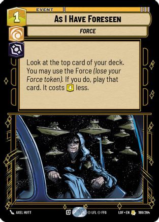 As I Have Foreseen (188/264) - [Legends of the Force]