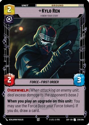 Kylo Ren - I Know Your Story (229/264) - [Legends of the Force]