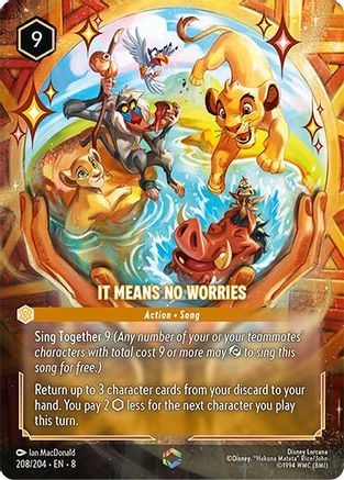 It Means No Worries (Enchanted) (208/204) Reign of Jafar ()
