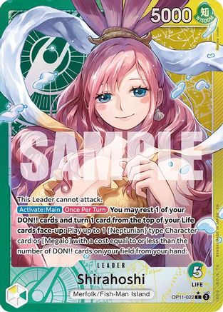 Shirahoshi (022) (Alternate Art) [A Fist of Divine Speed] Leader