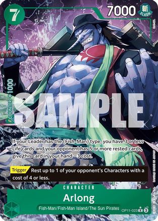 Arlong (Alternate Art) [A Fist of Divine Speed] Rare