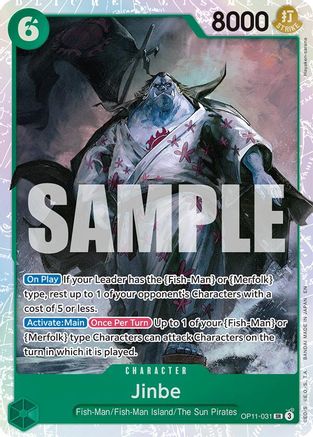 Jinbe (031) [A Fist of Divine Speed] Super Rare