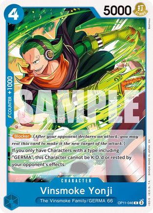 Vinsmoke Yonji [A Fist of Divine Speed] Common