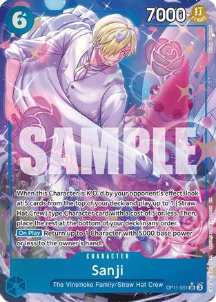 Sanji (Alternate Art) [A Fist of Divine Speed] Super Rare