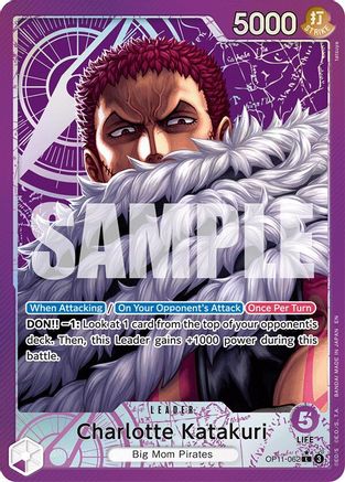 Charlotte Katakuri (062) (Alternate Art) [A Fist of Divine Speed] Leader