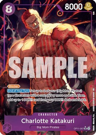 Charlotte Katakuri (067) (Alternate Art) [A Fist of Divine Speed] Super Rare