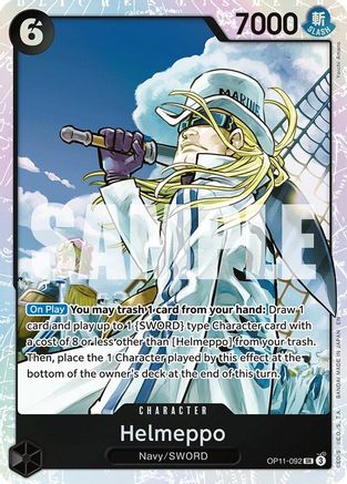 Helmeppo [A Fist of Divine Speed] Super Rare
