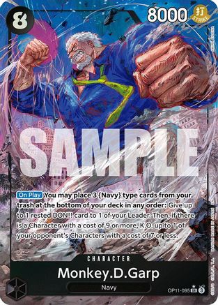 Monkey.D.Garp (Alternate Art) [A Fist of Divine Speed] Super Rare