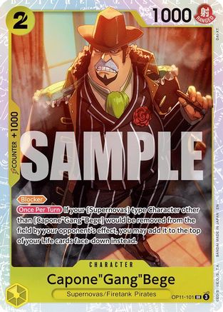 Capone"Gang"Bege (101) [A Fist of Divine Speed] Super Rare