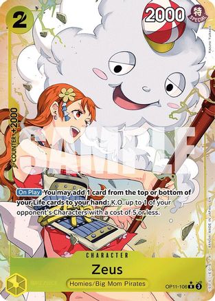 Zeus (Alternate Art) [A Fist of Divine Speed] Rare