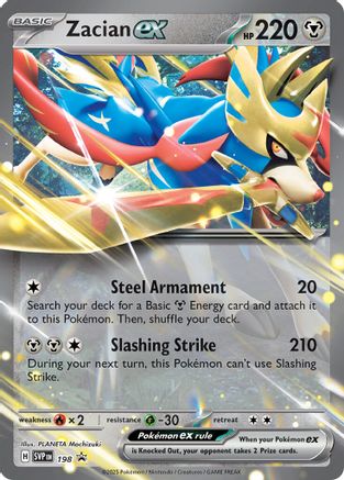 Zacian ex 198/null [SV Scarlet & Violet Promo Cards] (Holofoil)