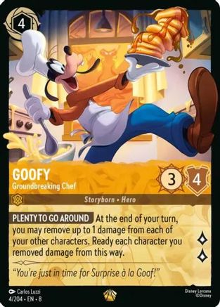 Goofy - Groundbreaking Chef (4/204) Reign of Jafar (Non-Foil)