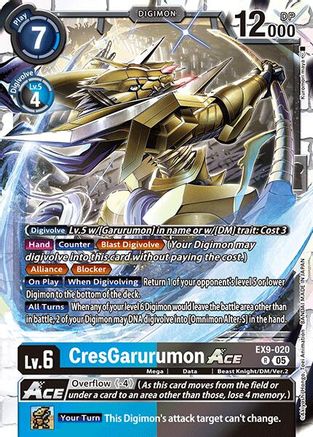 CresGarurumon ACE  (EX9-020) [Versus Monsters] Foil