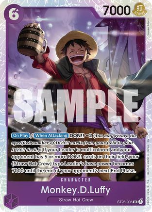 Monkey.D.Luffy (ST26-005) [Starter Deck 26: PURPLE/BLACK Monkey.D.Luffy] Super Rare