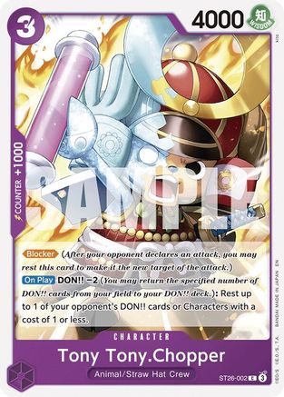 Tony Tony.Chopper [Starter Deck 26: PURPLE/BLACK Monkey.D.Luffy] Common