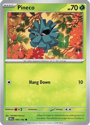 Pineco ( 004) [SV10 Destined Rivals] (Reverse Holofoil)