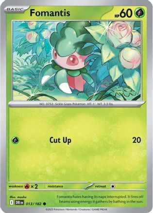 Fomantis ( 013) [SV10 Destined Rivals] (Reverse Holofoil)