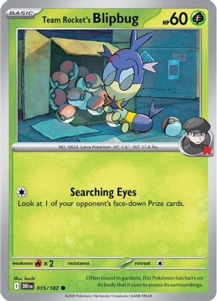 Team Rocket's Blipbug ( 015) [SV10 Destined Rivals] (Reverse Holofoil)