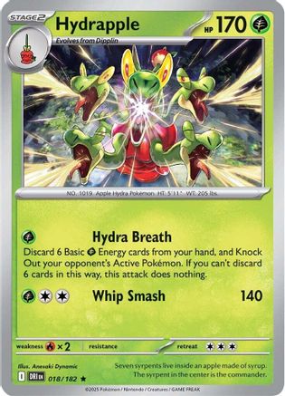 Hydrapple ( 018/182) [SV10 Destined Rivals] (Holofoil)