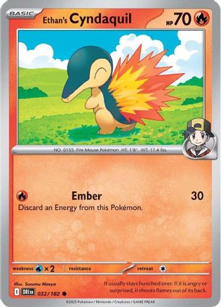 Ethan's Cyndaquil ( 032) [SV10 Destined Rivals] (Reverse Holofoil)