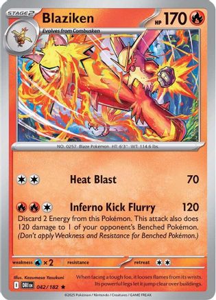 Blaziken ( 042/182) [SV10 Destined Rivals] (Reverse Holofoil)