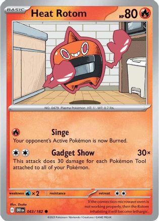 Heat Rotom ( 043) [SV10 Destined Rivals] (Reverse Holofoil)