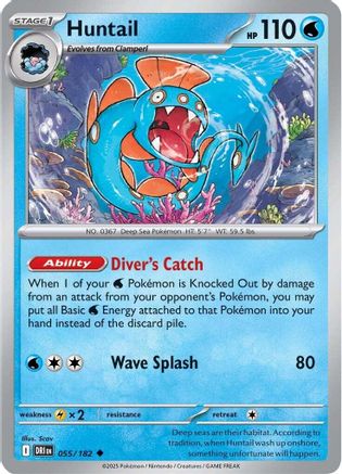 Huntail ( 055) [SV10 Destined Rivals] (Reverse Holofoil)