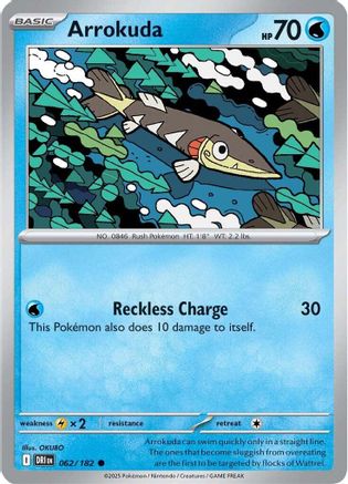 Arrokuda ( 062) [SV10 Destined Rivals] (Reverse Holofoil)