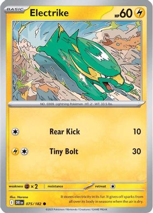 Electrike ( 075/182) [SV10 Destined Rivals] (Reverse Holofoil)