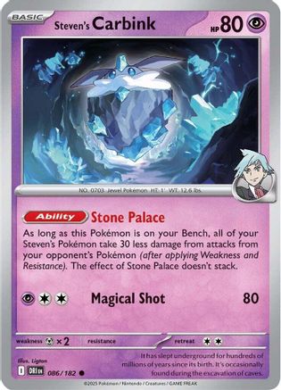 Steven's Carbink ( 086) [SV10 Destined Rivals] (Reverse Holofoil)