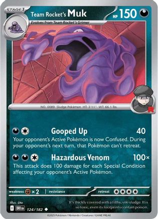 Team Rocket's Muk ( 124) [SV10 Destined Rivals] (Non-Foil)