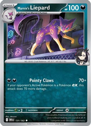 Marnie's Liepard ( 131) [SV10 Destined Rivals] (Reverse Holofoil)