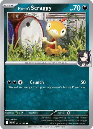 Marnie's Scraggy ( 132) [SV10 Destined Rivals] (Reverse Holofoil)