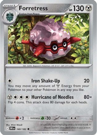 Forretress ( 140) [SV10 Destined Rivals] (Reverse Holofoil)