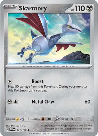 Skarmory ( 141) [SV10 Destined Rivals] (Reverse Holofoil)