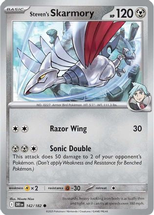 Steven's Skarmory ( 142) [SV10 Destined Rivals] (Non-Foil)