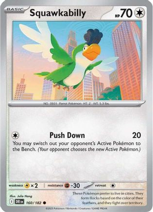 Squawkabilly ( 160) [SV10 Destined Rivals] (Reverse Holofoil)
