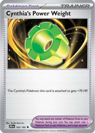 Cynthia's Power Weight ( 162) [SV10 Destined Rivals] (Reverse Holofoil)