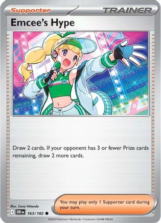 Emcee's Hype ( 163/182) [SV10 Destined Rivals] (Reverse Holofoil)