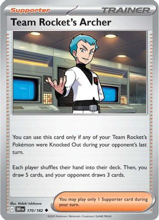 Team Rocket's Archer ( 170/182) [SV10 Destined Rivals] (Reverse Holofoil)
