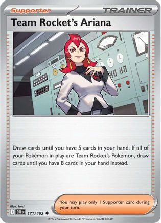 Team Rocket's Ariana ( 171/182) [SV10 Destined Rivals] (Non-Foil)