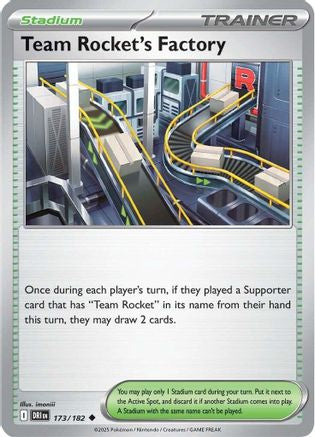 Team Rocket's Factory ( 173) [SV10 Destined Rivals] (Reverse Holofoil)